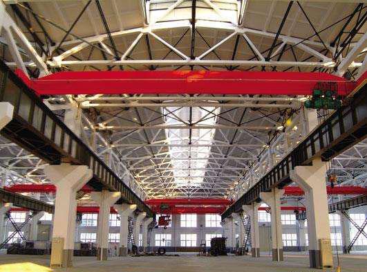 Lowhead Room Одиночный башенный кран для экономии места. Cost.jpg Lowhead Room Single Girder Overhead Crane for Saving Construction Cost.jpg