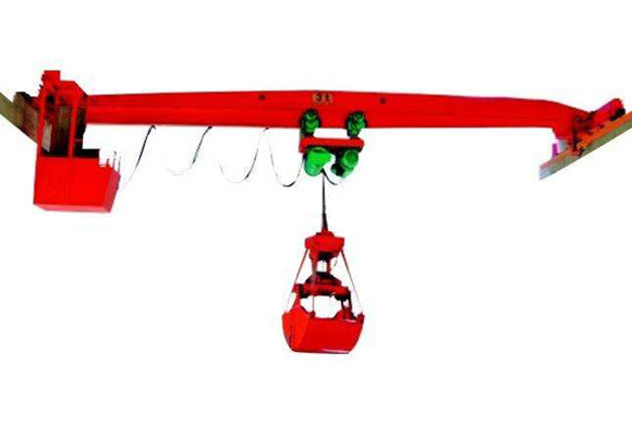 Однобалочный мостовой кран с захватом