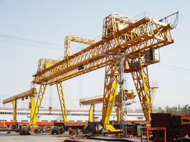 100 Ton Mobile Double Girder Gantry Crane Цена